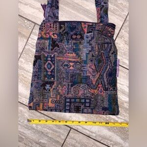 Colorful ANTER Tapestry Patterned Shoulder Bag Purse Handbag